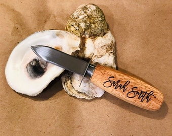 Engraved Oyster Knives - Personalized Knife - Monogram Gift