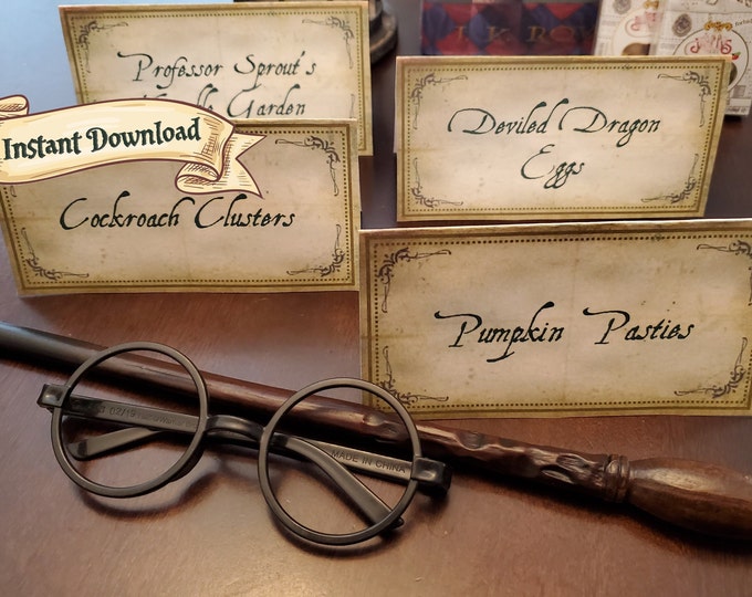 Harry potter food labels - Etsy