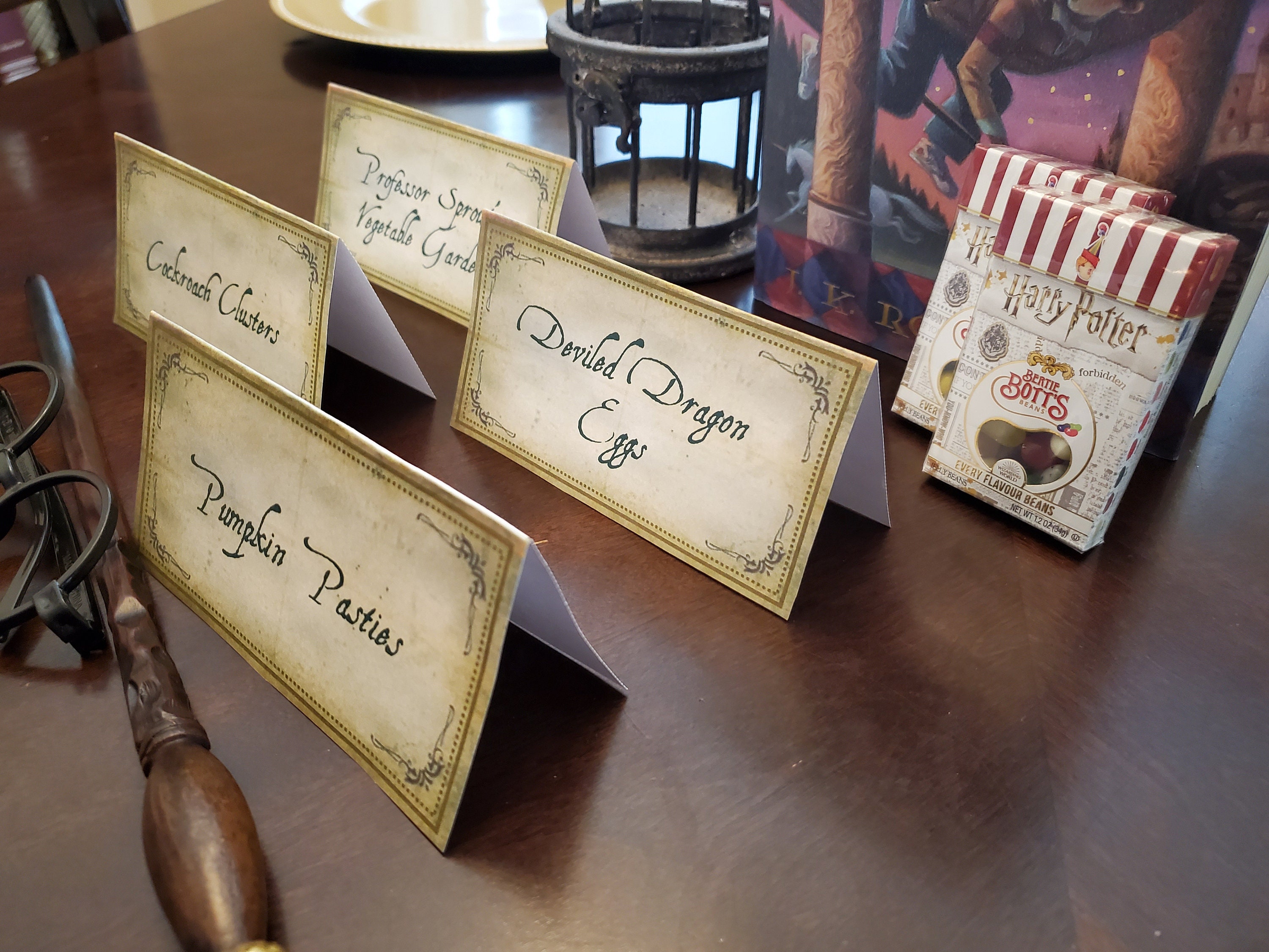 Harry Potter Food Labels Editable/Printable Hogwarts Food Etsy