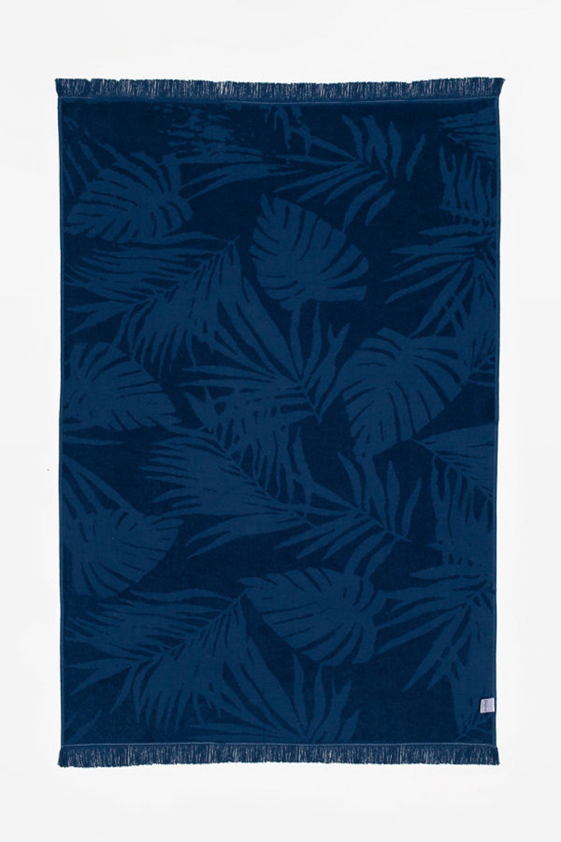 dark green beach towel