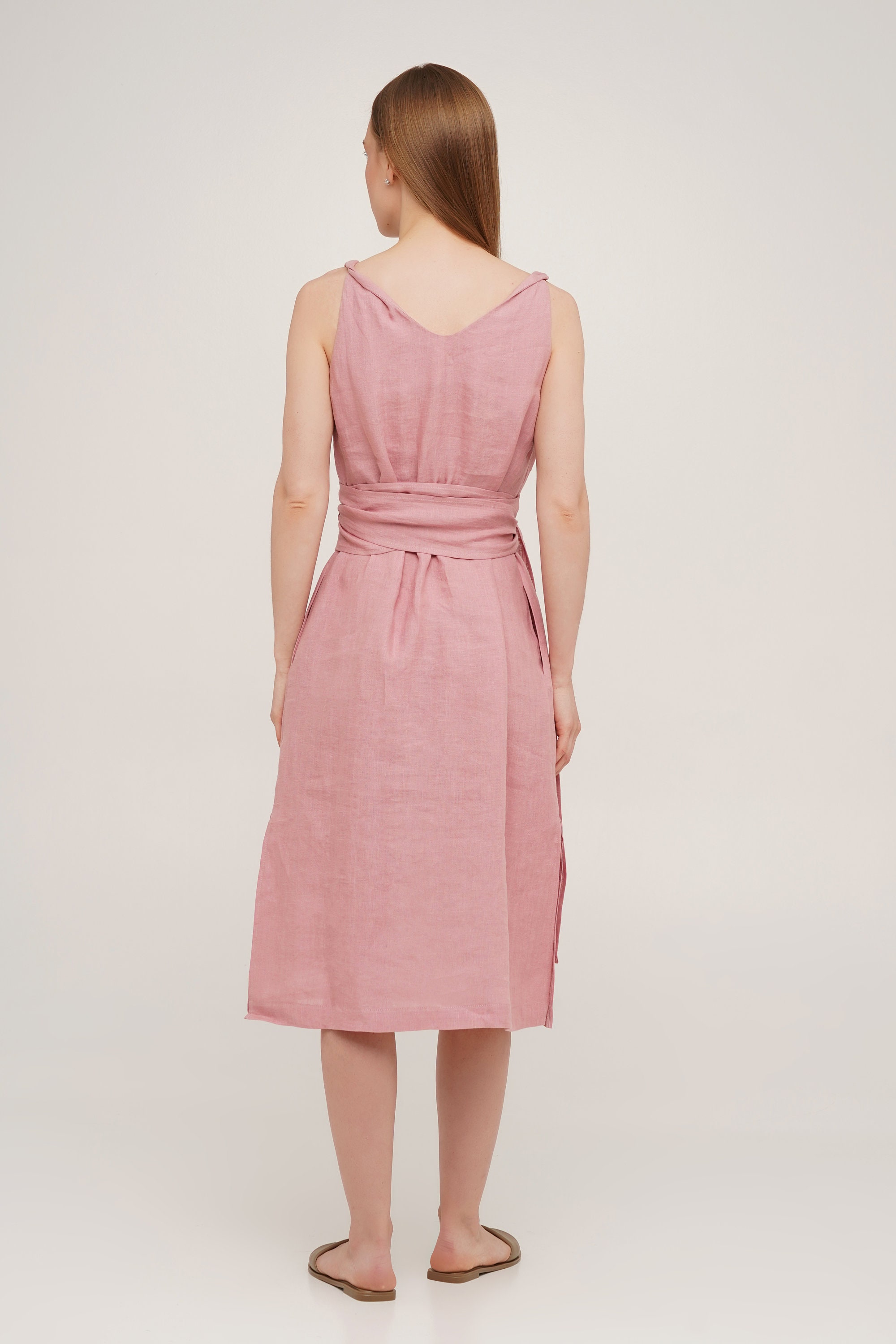 Linen Dress Linen Dress With Pockets Linen Dresses for Etsy UK