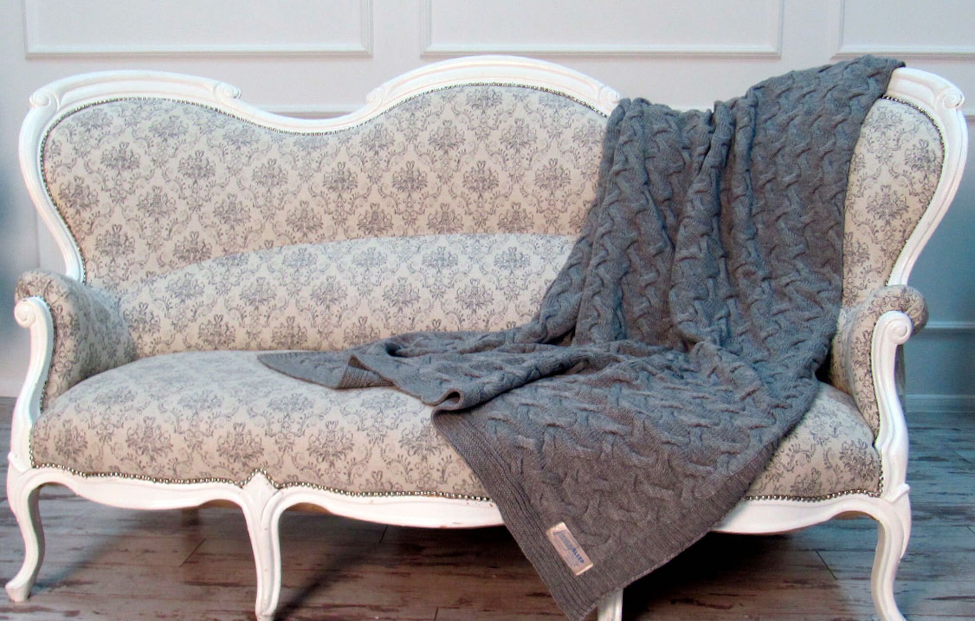 Chunky Knit Blanket With Wool Bedspread Warm Knit Throw 30th Etsy UK