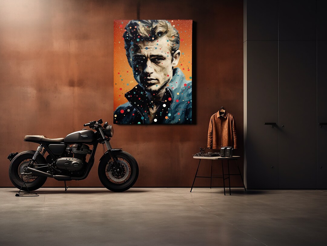 JAMES DEAN Wall Art Pop Art Wall Decor Celebrity Wall Art Etsy