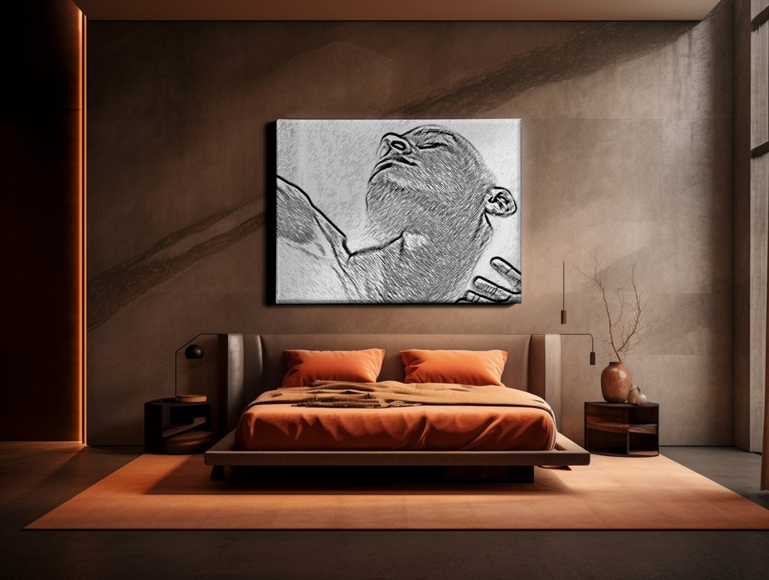 Subtle Rude Scetch Subtle Emotion Sketch | “WEARY” | Closed-eye Serenity | Monochrome ...