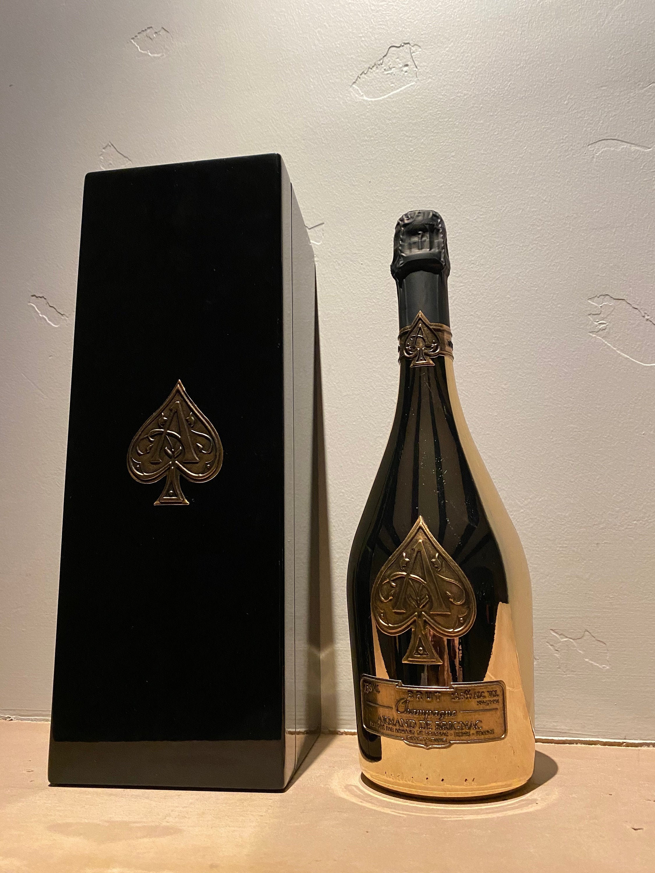 Armand de Brignac Ace of Spades Brut Gold WITH BOX Etsy