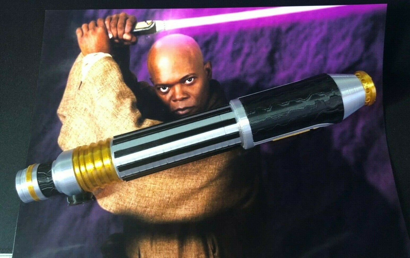 11 Scale 3D Printed Mace Windu Lightsaber Hilt Etsy Finland