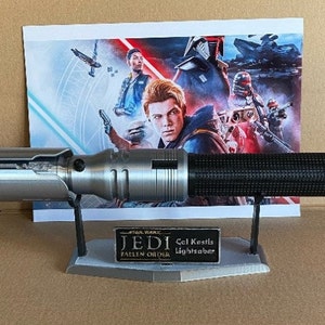 1:1 Scale - 3D Printed Cal Kestis (Jedi Fallen Order) Lightsaber Hilt Cosplay Prop