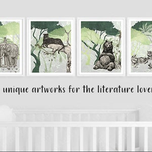 literature decor/digital download/nursery decor- The Jungle Book