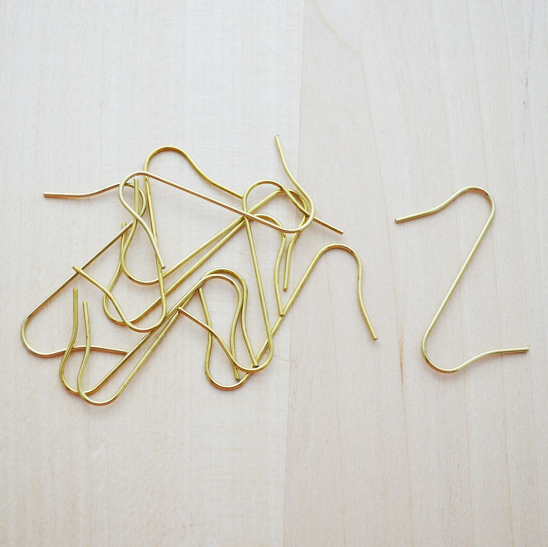Gold Christmas Ornament Hooks Gold S Shape Ornament Hooks Etsy