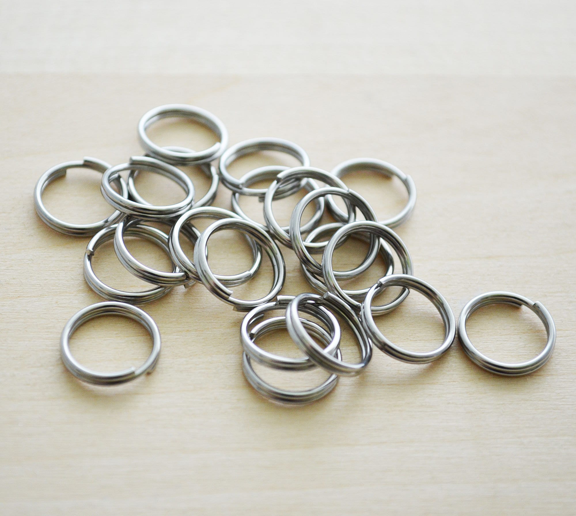 20pcs Silver Tone 316l Stainless Steel Open Round Key Holder Split Rings Key  Chain Key Rings Keyfob Accessories 23mm F2220 - Jewelry Findings &  Components - AliExpress
