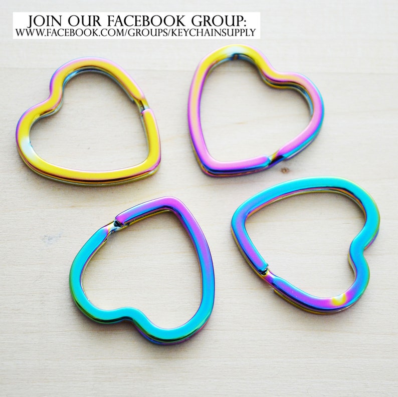 Set of 5 Rainbow Heart Enamel Charms Rainbow Heart Charms Gold Enamel Charms