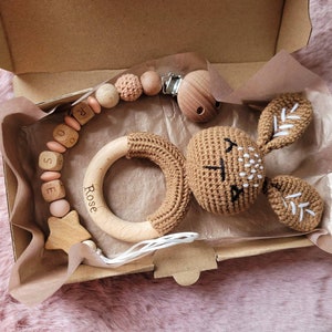 Handmade birth box personalized gift for baby