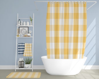 Extra Long Shower Curtain - Etsy