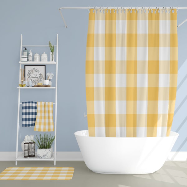 Extra Long Shower Curtain Etsy