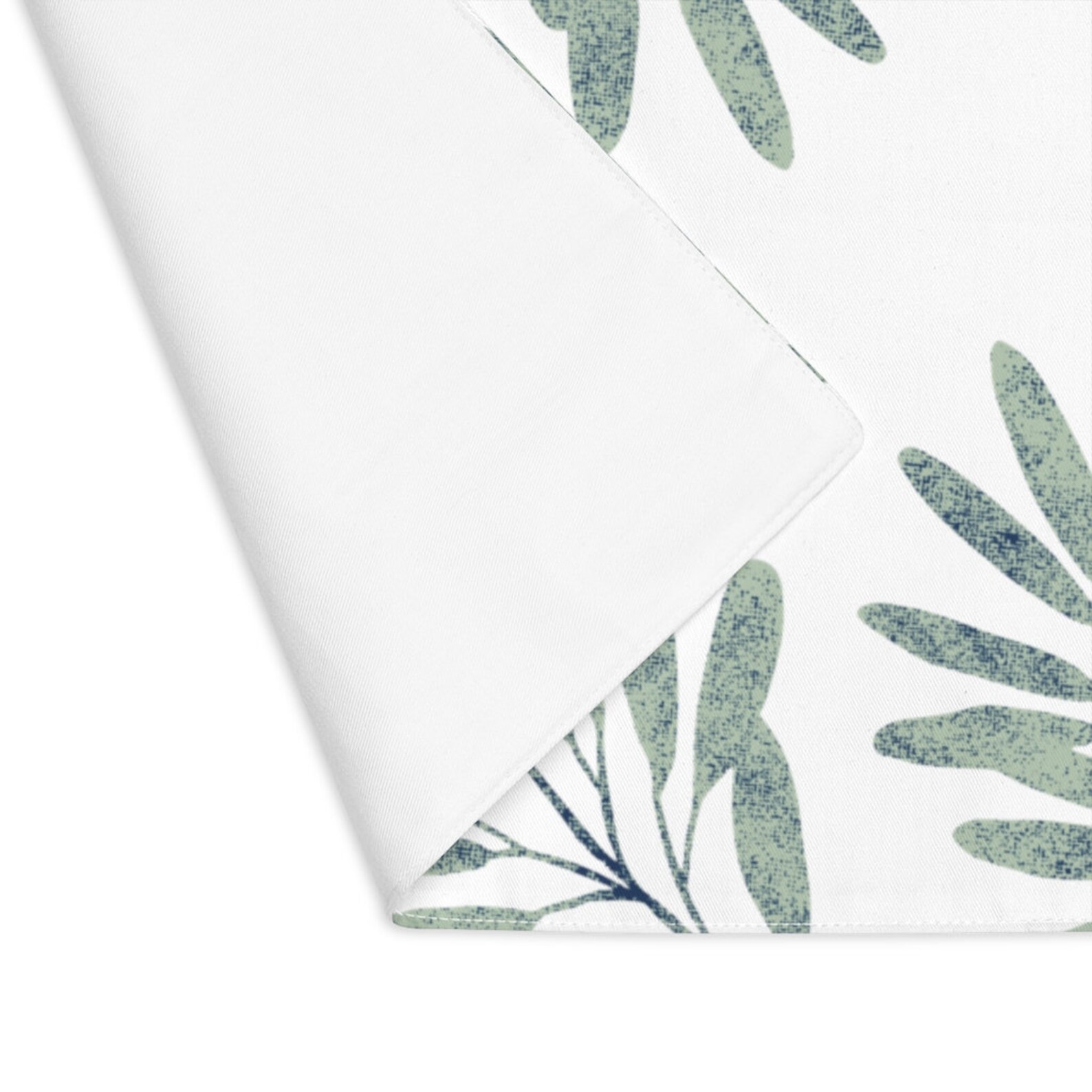 Sage Green Leaves Placemats Cotton Placemat Farmhouse Etsy