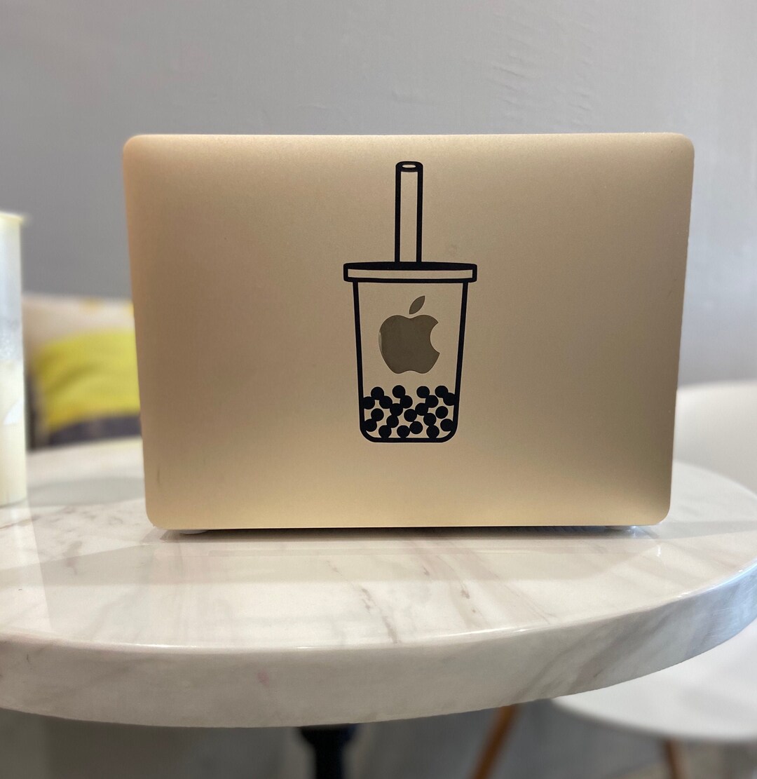 Rich Tea Computer Sticker Boba Milk Tea MacBook Laptop Decal Sticker! - Etsy