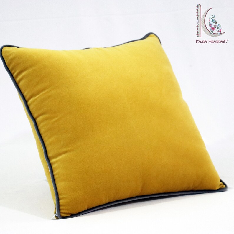 Luxury Velvet Cushion Cover Velvet Solid Pillowcase Multi Etsy