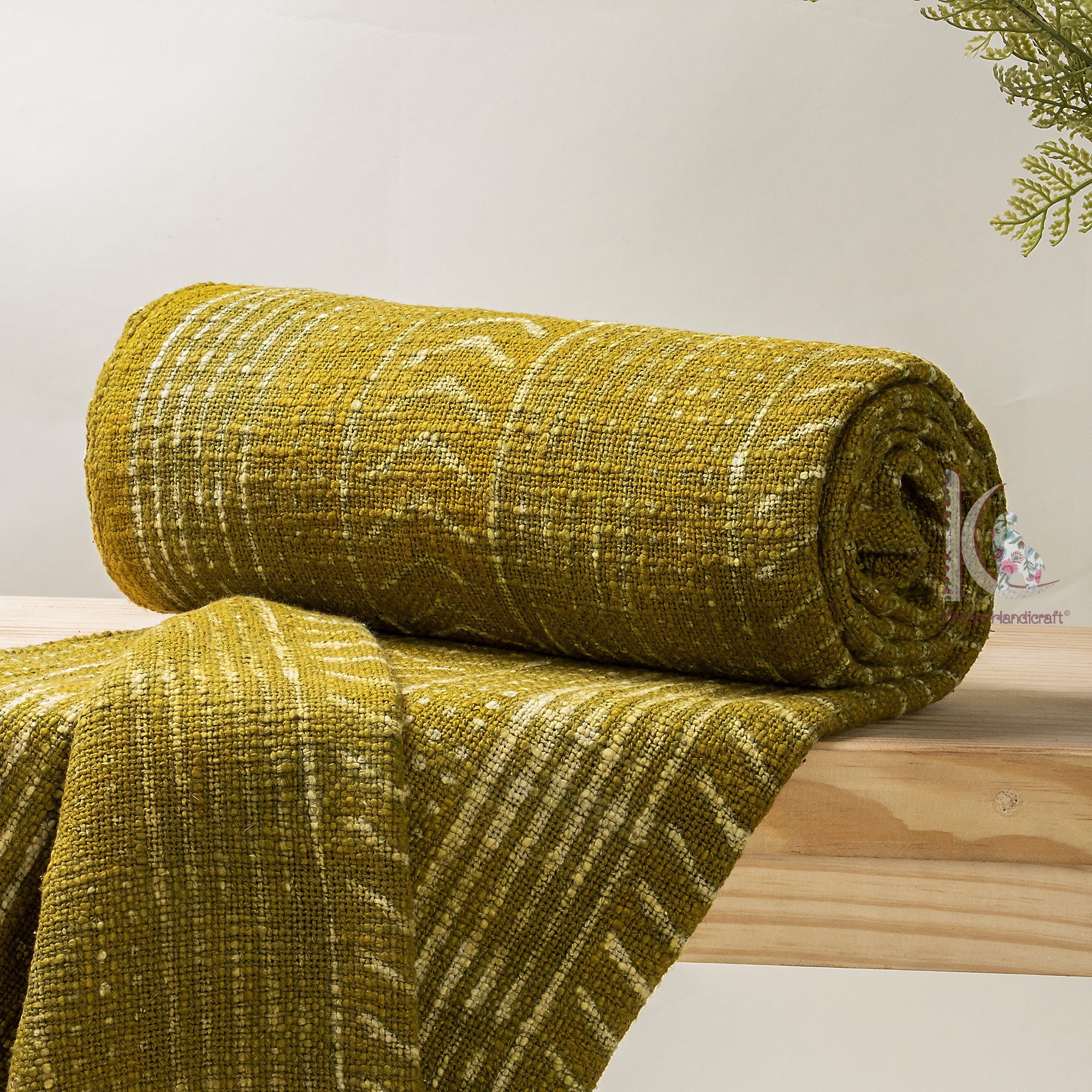 Chartreuse Throw Etsy UK