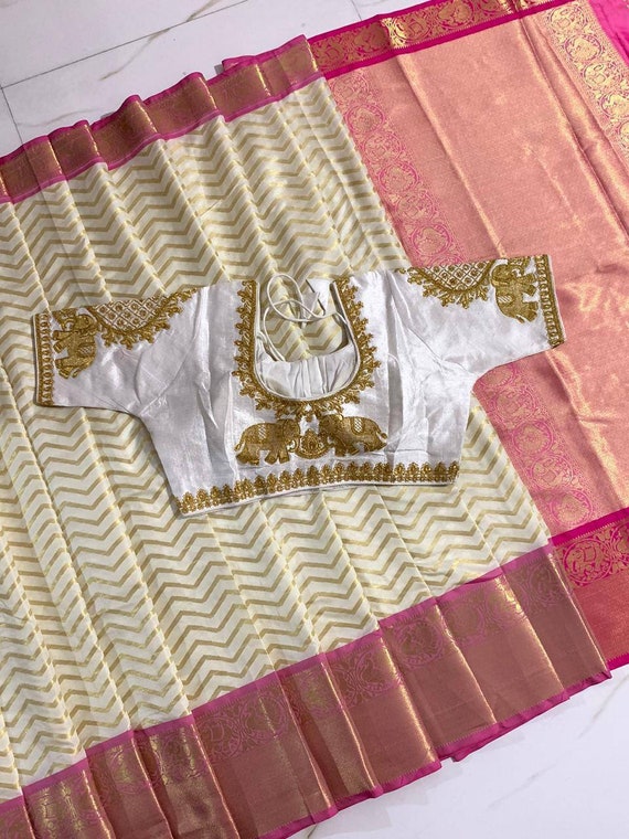 blue saree Soft cotton Silk with Rich zari Wooven pallu Saree and blouse for women,Indian saree,wedding saree,designer saree,saree dress