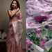 Organza silk saree/ purple saree/ designer saree/ saree for women/ wedding saree/ indian saree/ beautiful saree/ sarees/ saree blouse/ saree