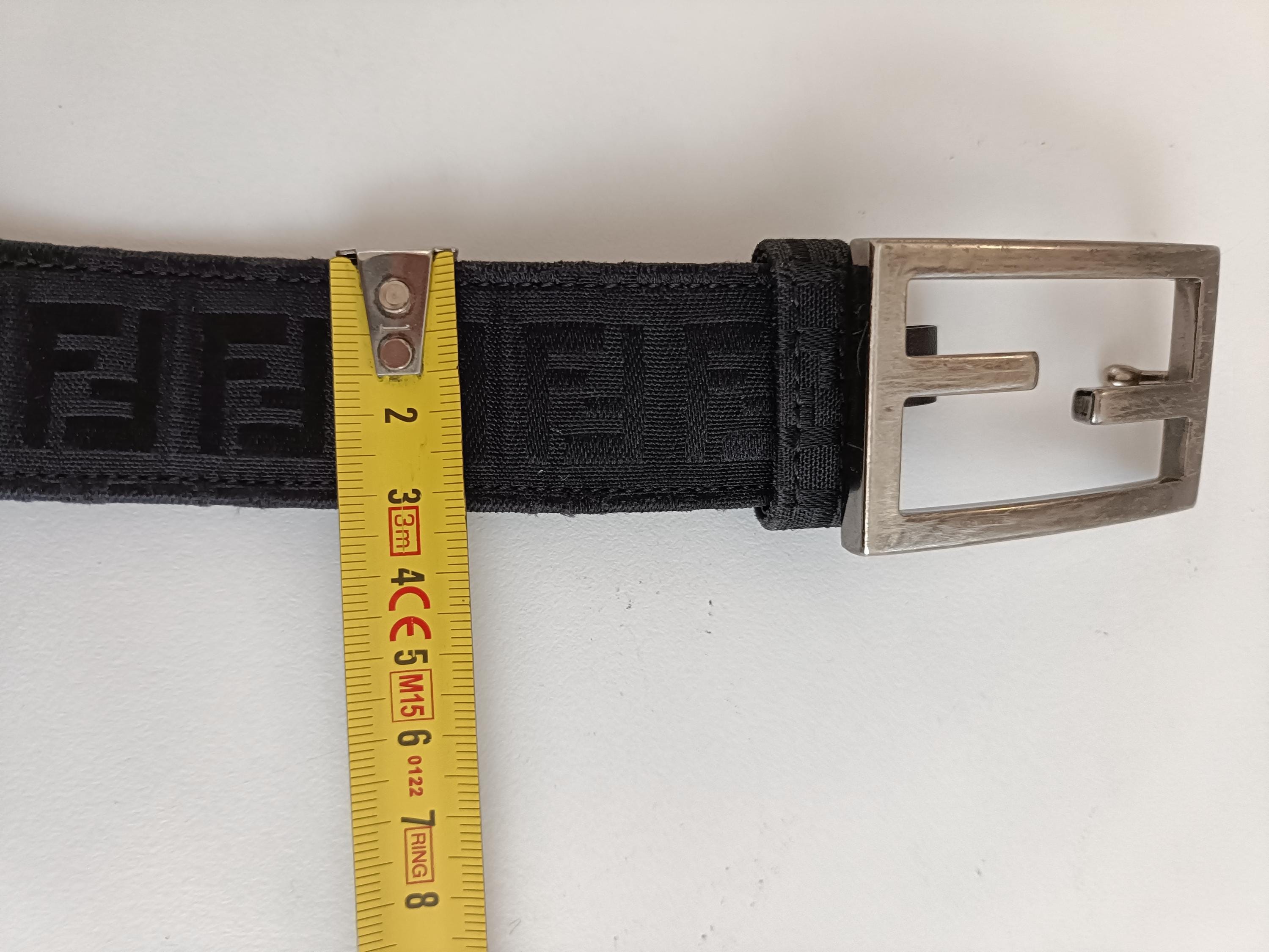Fendi, Black Vintage Fabric Belt. - Etsy
