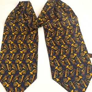 Renato Balestra.Silk neck ascot.