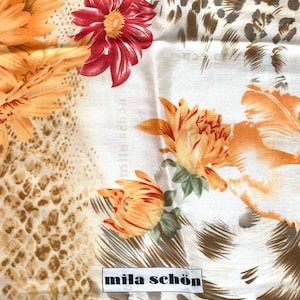 Mila Schon, vintage silk scarf