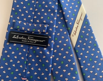 Salvatore Ferragamo, corbata de seda.