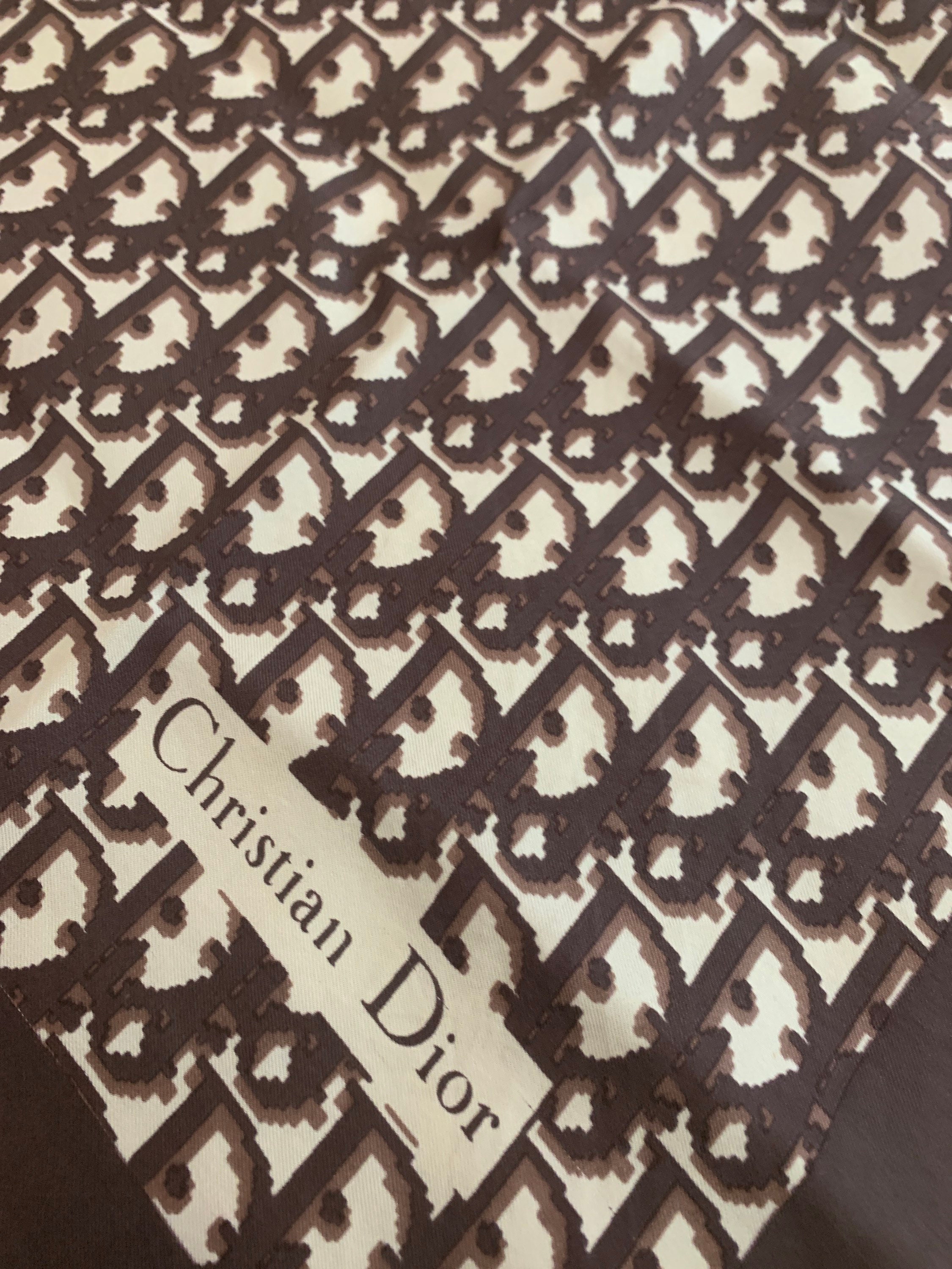 Vintage Large Christian Dior Silk Scarf – Vintage Socialite