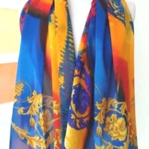 Atelier Versace, silk foulard scarf