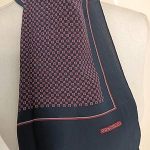 Pancaldi blue silk scarf