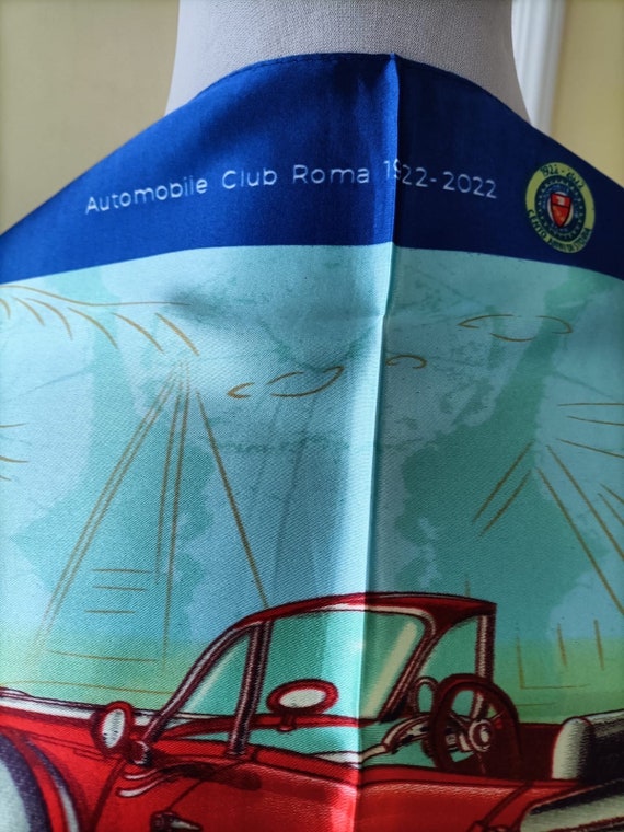 Scarf, automobile club of Rome in polyester. Cent… - image 4