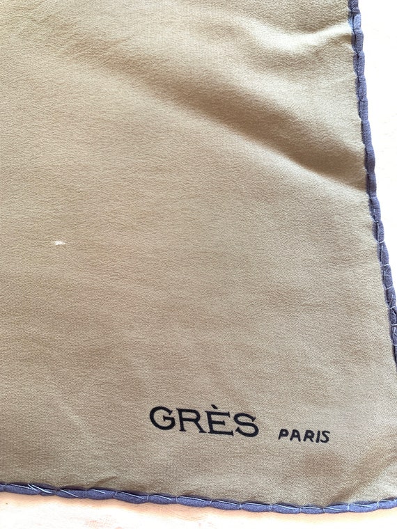 Grès Paris, vintage silk scarf