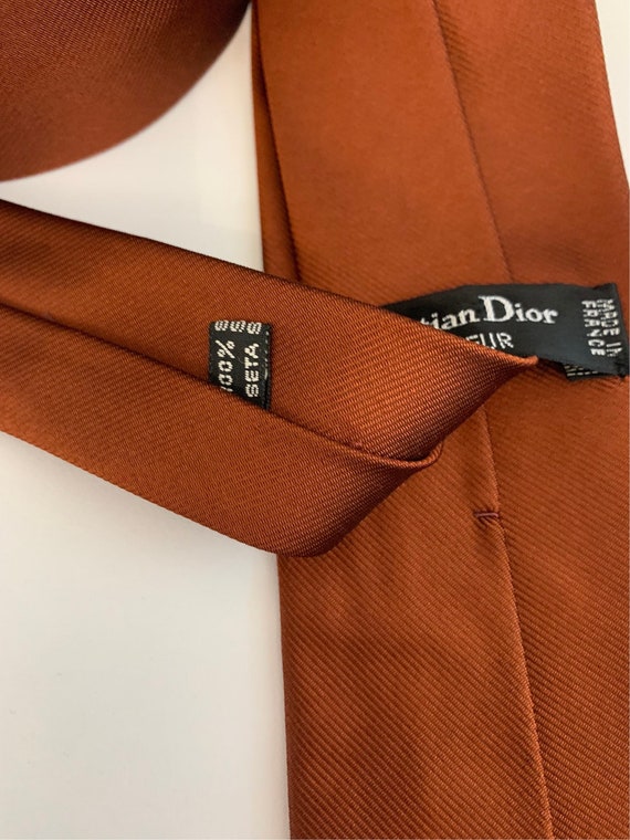 Christian Dior, cravatta in seta azzurra - image 4