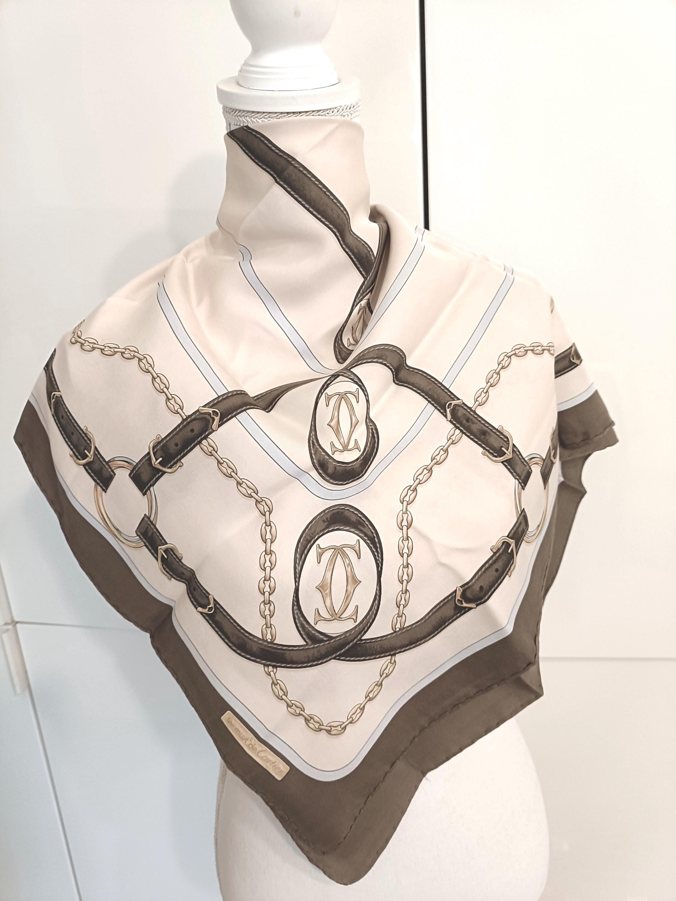 must de cartier スカーフ Must cartier scarf - Etsy 日本