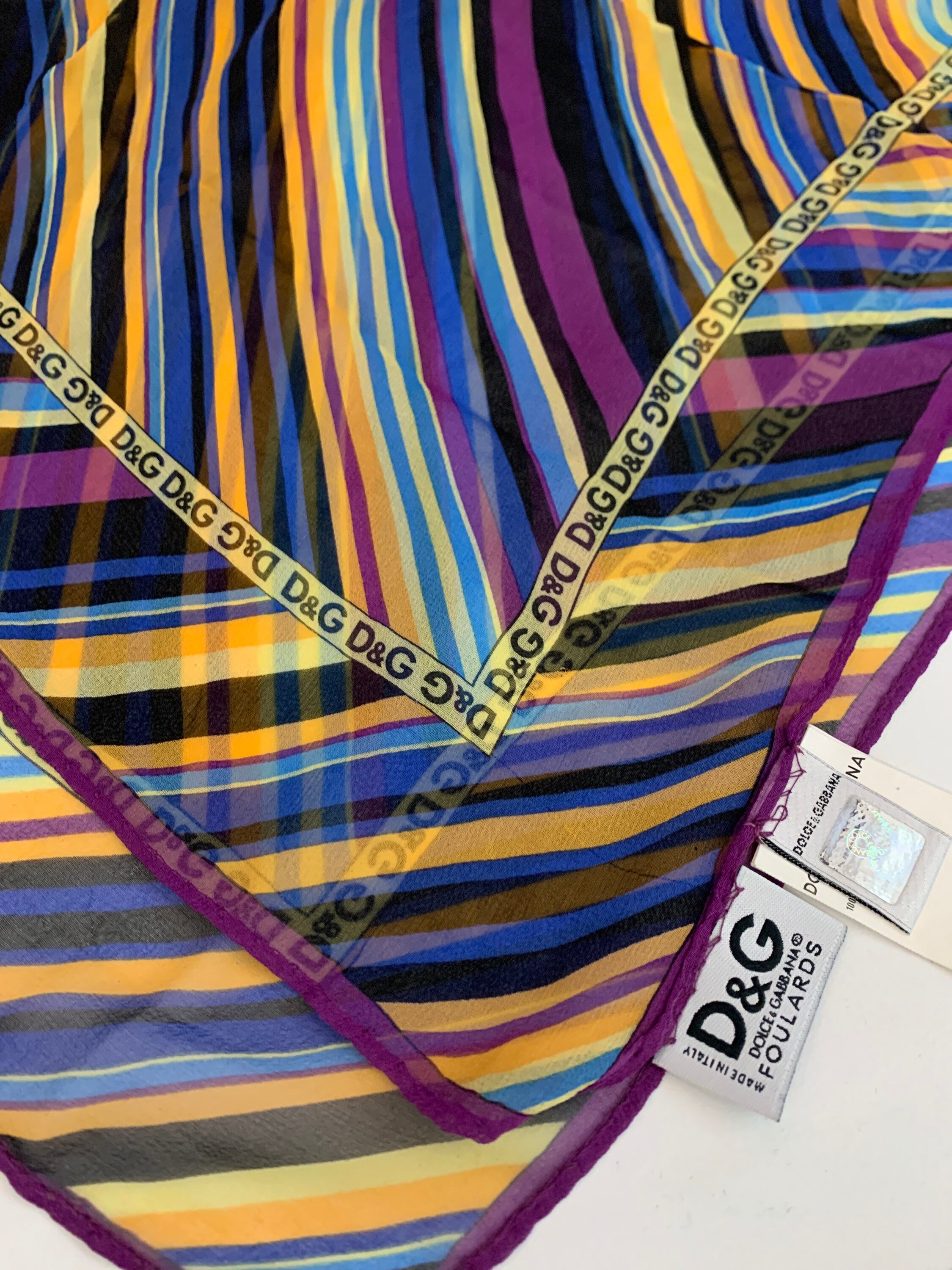 silk scarf dolce gabbana