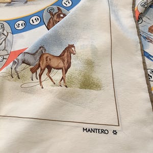 Mantero, vintage silk scarf.