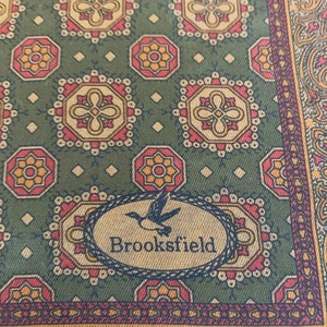 Brooksfield, vintage silk handkerchief.