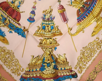 A. C. Canova, Vintage Silk Scarf - Etsy