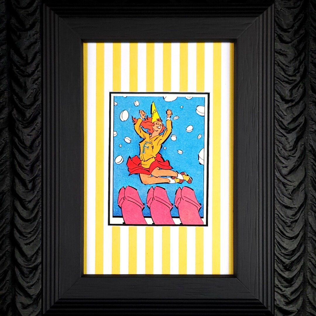 VINTAGE ADULT COMIC Art Print Framed - Etsy