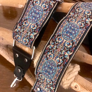 Correa ajustable de jacquard para bolso: Correa de repuesto para bolso estilo boho.