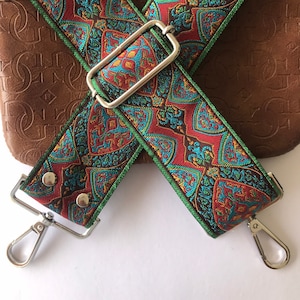 Guitar Strap for Purse | Handbag Strap in Guitar Strap Style | Replacement Strap for Crossbody Bag | Adjustable Bag Strap