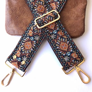 Custom Order Handbag Strap in Guitar Strap Style