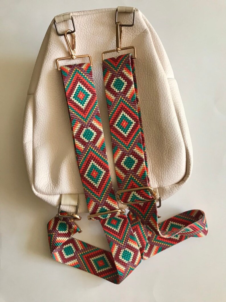 Custom Backpack Straps Set Adjustable Backpack Straps Woven Etsy