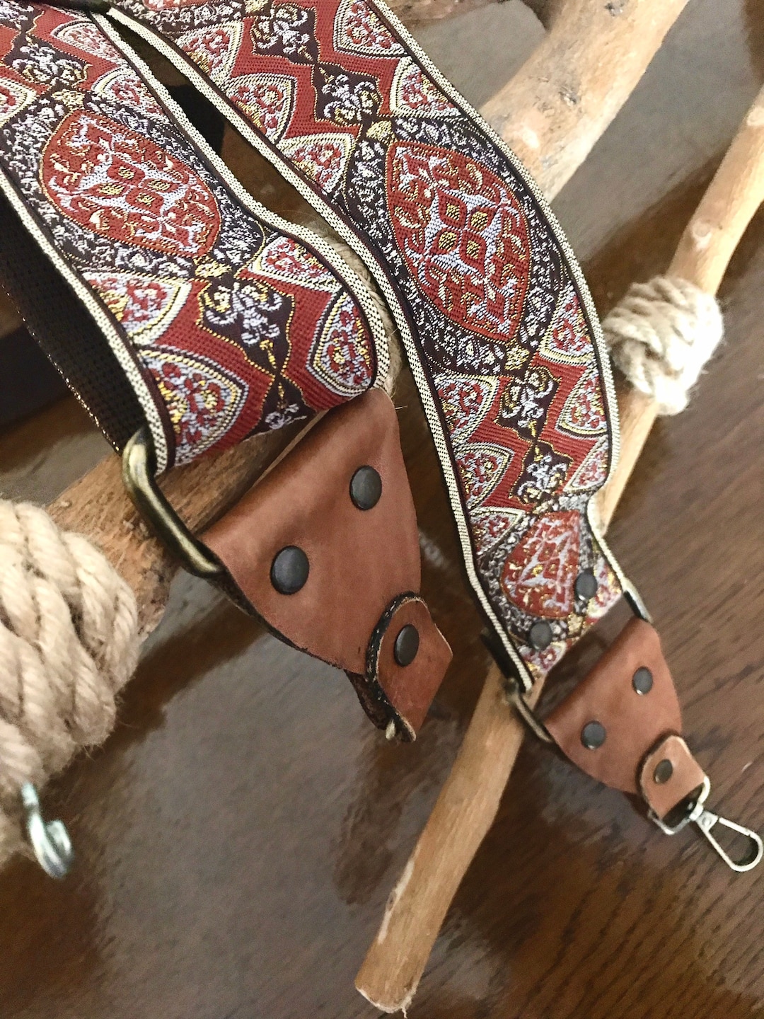Handbag Strap in Guitar Strap Style Replacement Strap Crossbody Bag