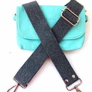 Bag Strap Cotton Canvas Adjustable Crossbody Bag Strap Replacement Strap Purse Plain Color Handbag Strap Cotton Crossbody Bag Strap