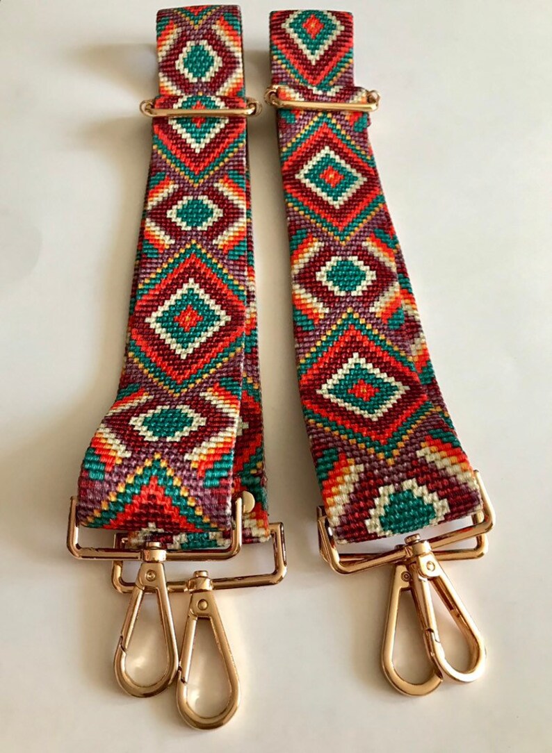 Custom Backpack Straps Set Adjustable Backpack Straps Woven Etsy