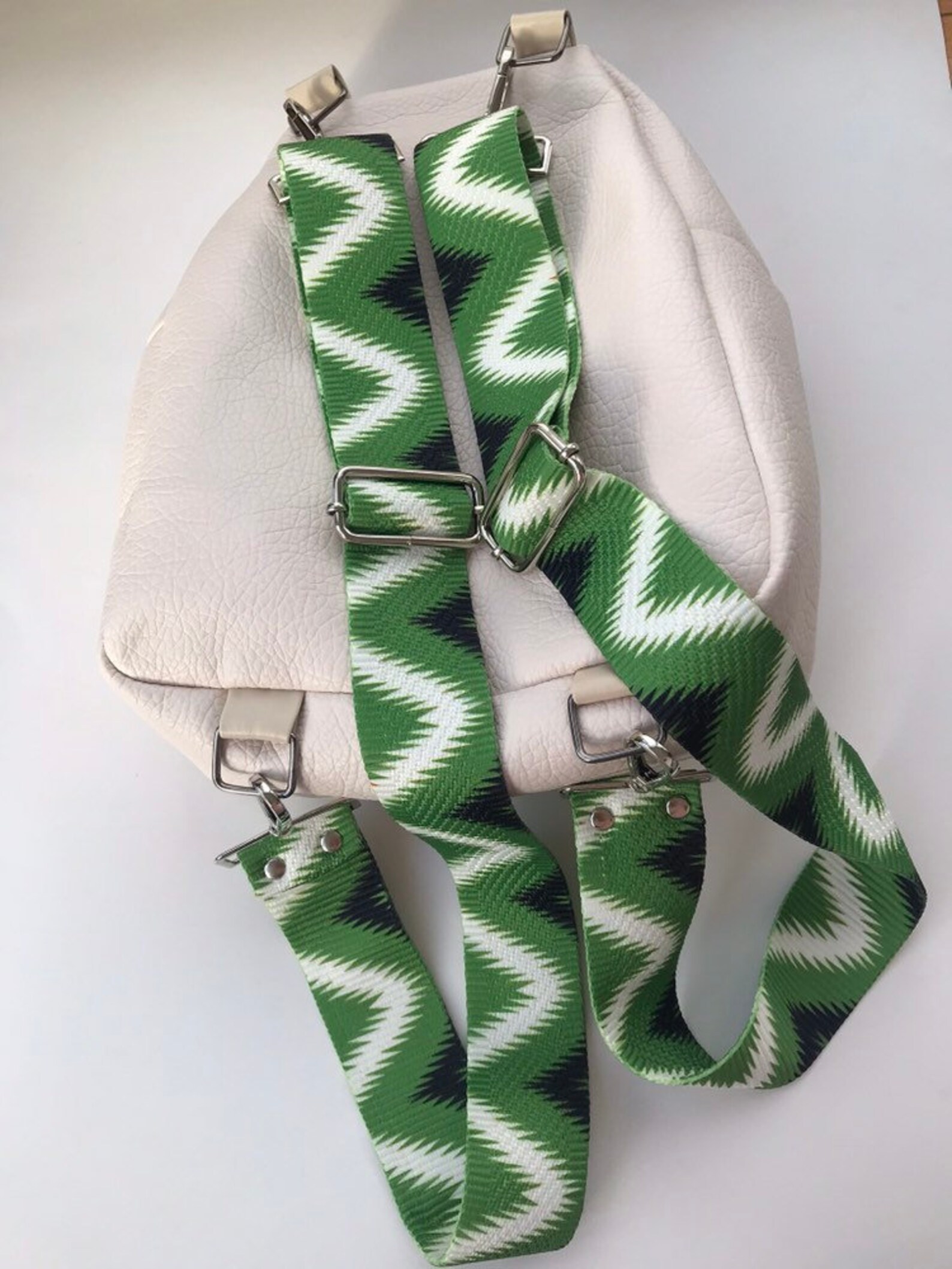 Custom Backpack Straps Set Adjustable Backpack Straps Woven Etsy