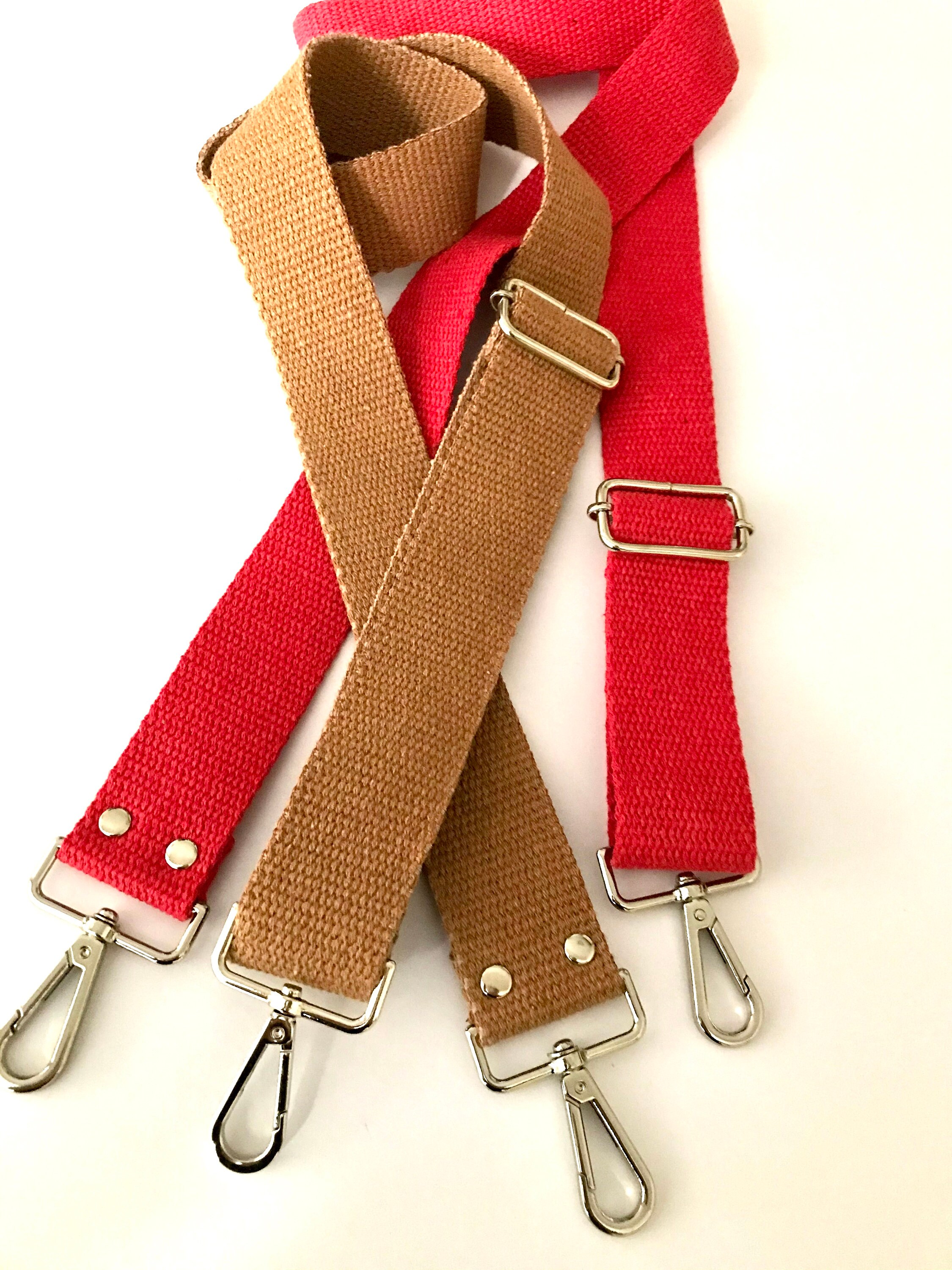 Cotton Canvas Bag Strap Adjustable Crossbody Bag Strap Etsy