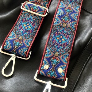 Guitar Strap for Purse | Handbag Strap in Guitar Strap Style | Replacement Strap for Crossbody Bag | Adjustable Bag Strap